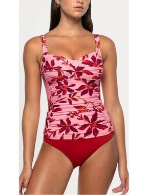 Niptuck Swim Floral Tankini Top